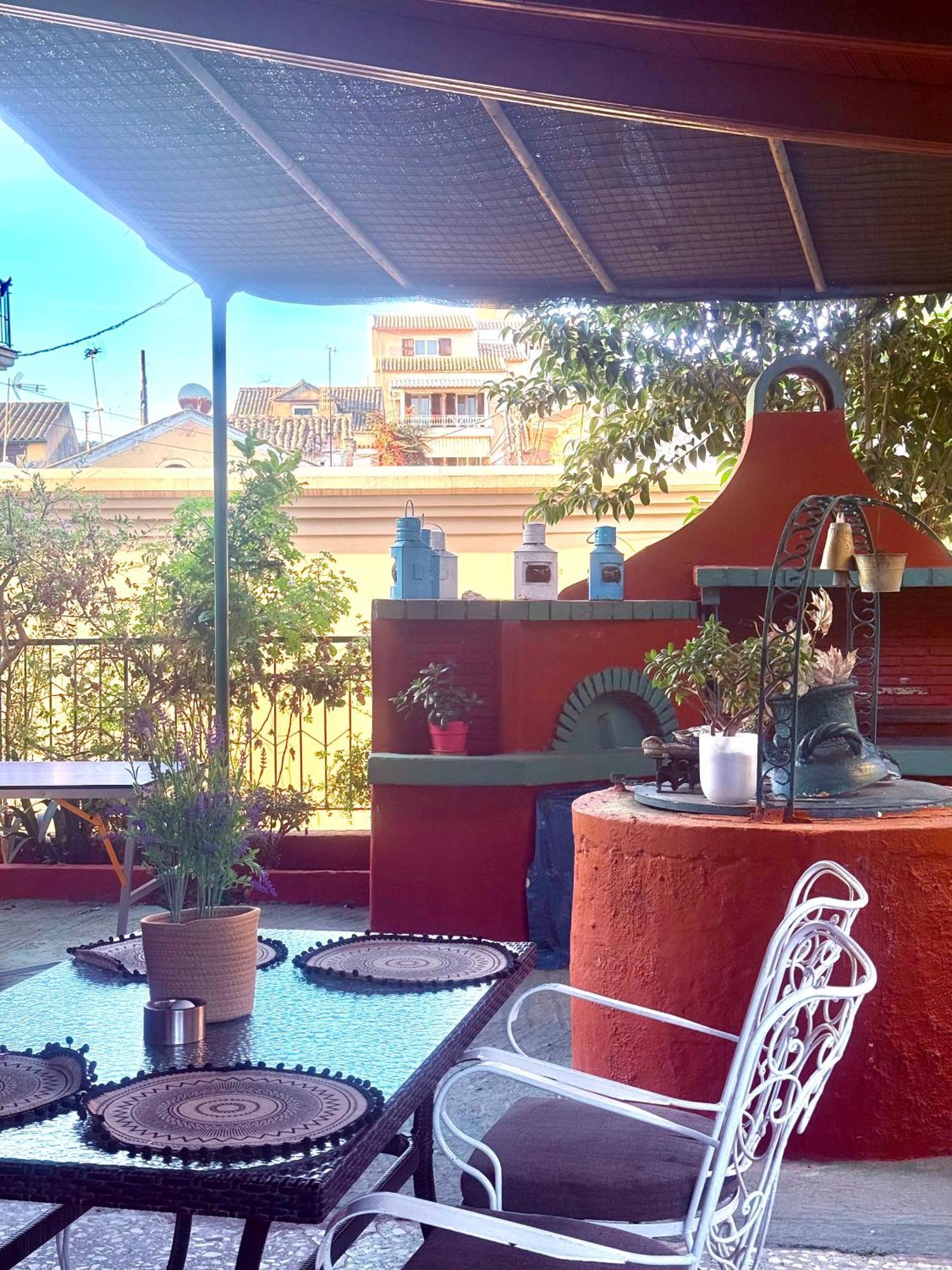 Fay'S Barbeque Garden House -Family Activities Corfu Port公寓 外观 照片